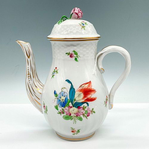 HEREND PORCELAIN COFFEE POTHand-painted