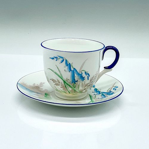 SHELLEY BONE CHINA TEA CUP AND SAUCER,