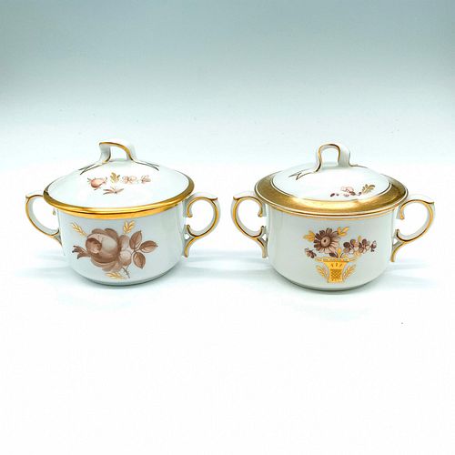 2PC ROYAL COPENHAGEN DOUBLE-HANDLED