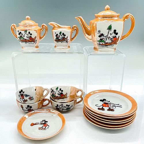 14PC LUSTREWARE CHILDRENS TEA SET,