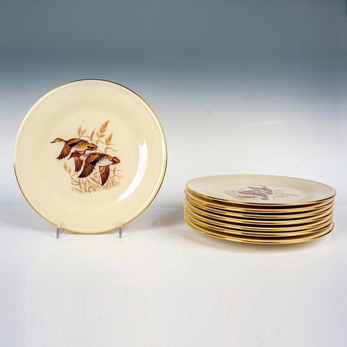 8PC LENOX SPECIAL DUCK PLATESGold-rimmed