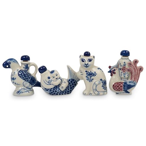  4PC CHINESE FIGURAL PORCELAIN 38fc85