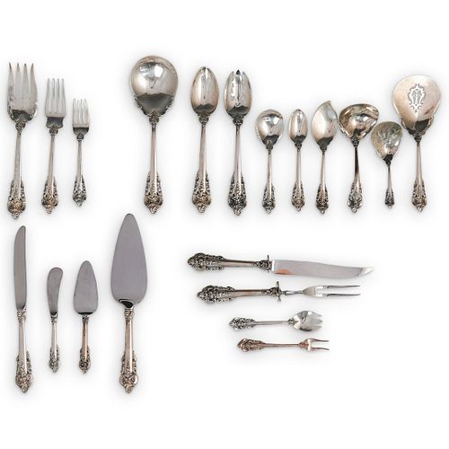 (108 PC) STERLING WALLACE GRAND BAROQUE