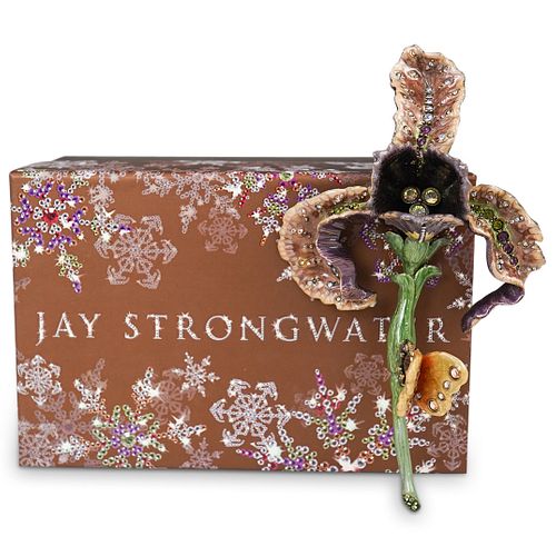 JAY STRONGWATER PURPLE ORCHID FLOWERDESCRIPTION: