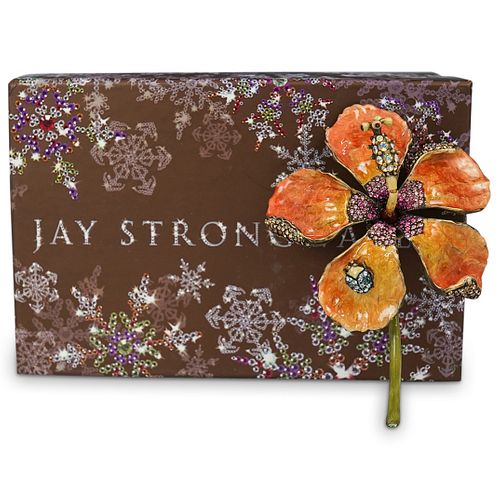 JAY STRONGWATER ORANGE FLOWERDESCRIPTION: