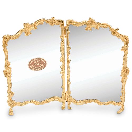 ELIAS 18K GOLD PLATED DUAL PHOTO