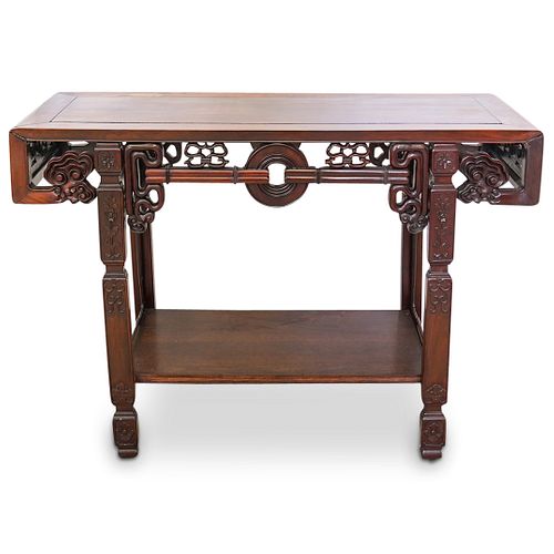 CHINESE HONGMU WOOD ALTER TABLEDESCRIPTION: