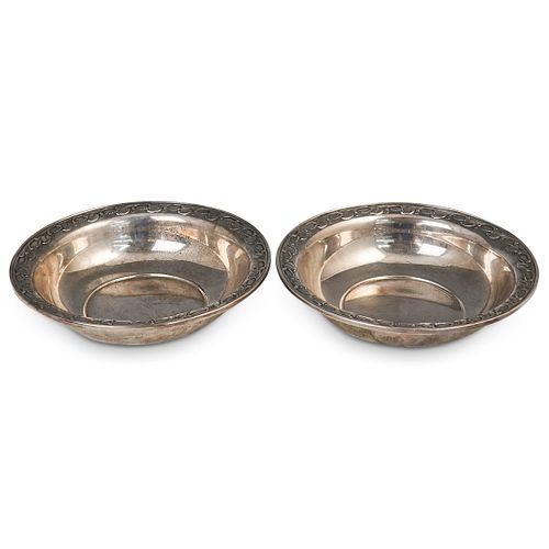 PAIR OF STERLING SILVER SERVING