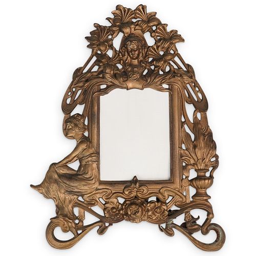 ART NOUVEAU FIGURAL PHOTO FRAMEDESCRIPTION: