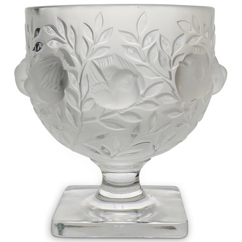 LALIQUE CRYSTAL ELIZABETH VASEDESCRIPTION  38fdbb