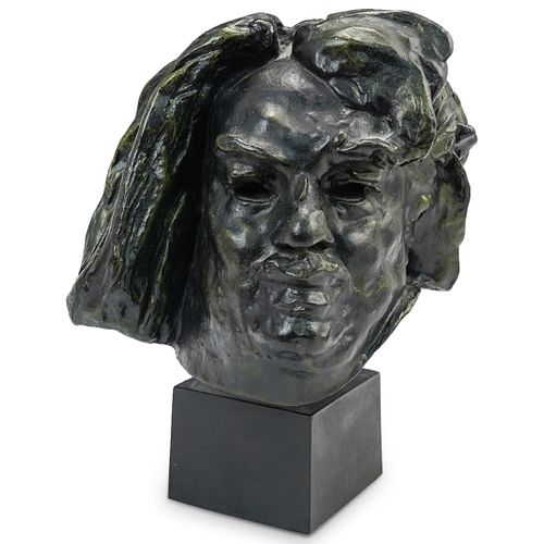 AFTER RODIN BALZAC PLASTER BUSTDESCRIPTION: