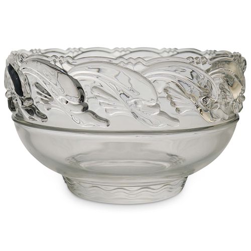 TIFFANY CO CRYSTAL DOLPHIN BOWLDESCRIPTION  38fef8