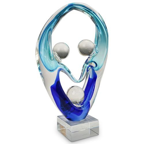 MURANO TOGETHER HAND BLOWN ART 38ff02