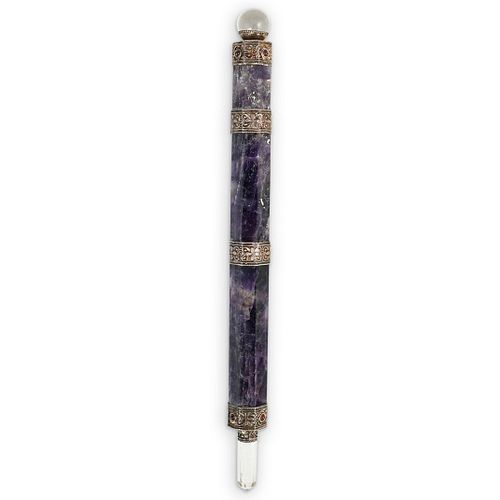 STERLING & AMETHYST WANDDESCRIPTION: