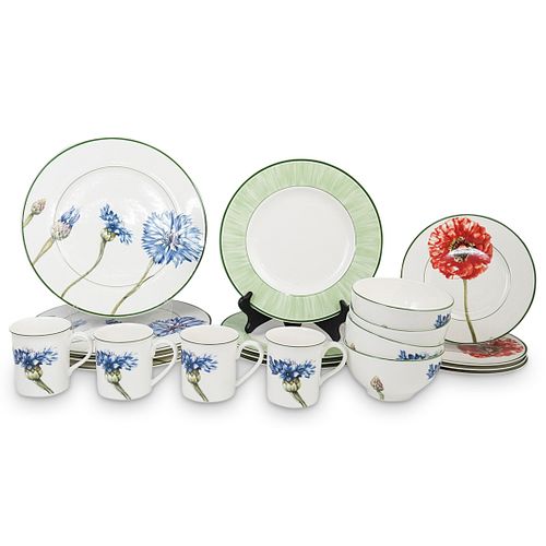 (20 PCS) VILLEROY & BOCH PORCELAIN FLORA