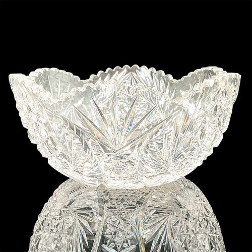 ANTIQUE AMERICAN BRILLIANT CUT CRYSTAL