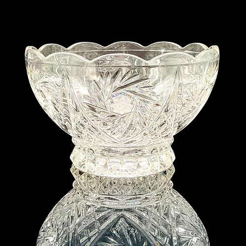 AVITRA CRYSTAL FOOTED FRUIT BOWLA clear