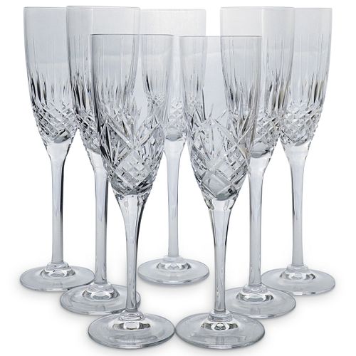 (7PC) CRYSTAL STEMWARE SETDESCRIPTION: