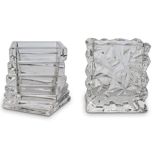 (4PC) ROSENTHAL CRYSTAL GROUPINGDESCRIPTION: