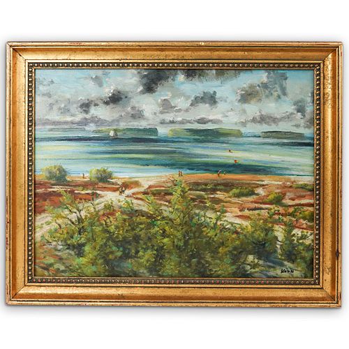 ANTIQUE LANDSCAPE OIL PAINTINGDESCRIPTION: