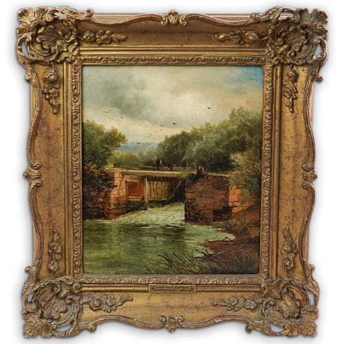 A. BRANDISH HOLTE "LOCK NEAR DEVIZES"