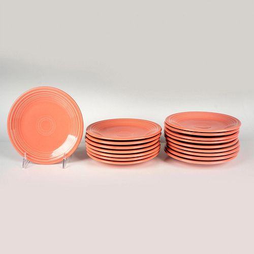 13PC SET OF FIESTA ROSE SMALL PLATESPink 3900ab