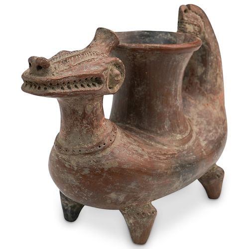 PRE-COLUMBIAN POTTERY VESSELDESCRIPTION: