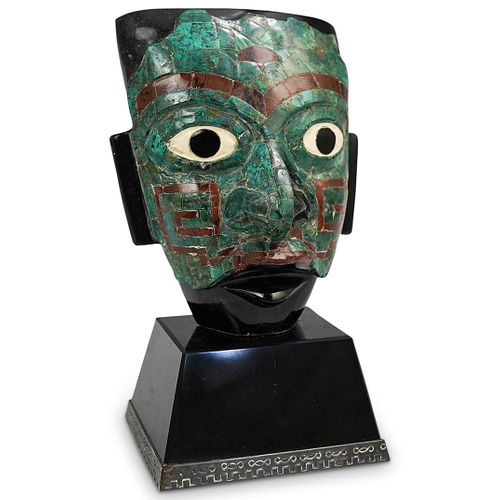 MEXICAN STONE MASK STATUEDESCRIPTION: