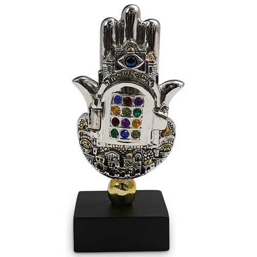 JUDAICA "H. KARSHI" HAMSA W/ HOSHEN