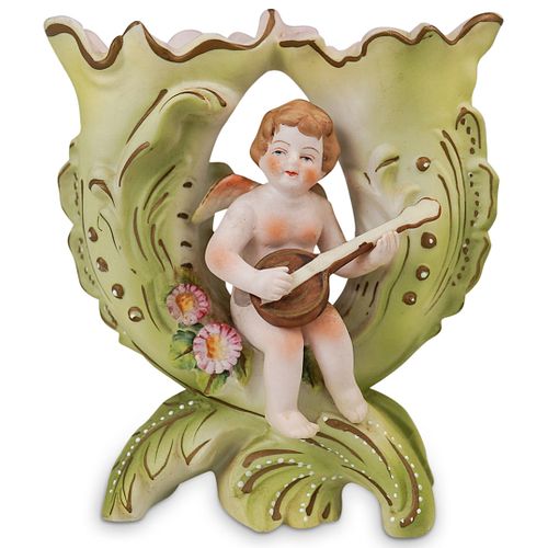 JAPANESE ARDALT BISQUE PORCELAIN CHERUB