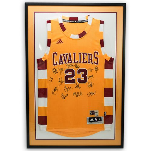 SIGNED LEBRON JAMES AUTOGRAPHED FRAMED