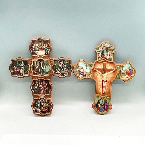 2PC CHRISTIAN CROSSES, THE LIFE