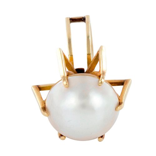 14K YELLOW GOLD MOTHER OF PEARL