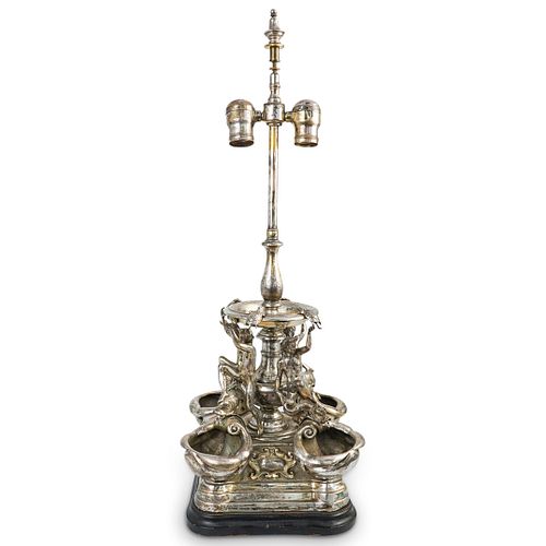 SILVER PLATED FIGURAL FLORENTINE 390186