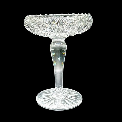 VINTAGE AMERICAN GLASS CUT COMPOTE 3901d1