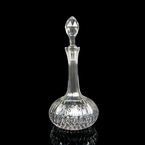 EDWARDIAN GLASS DECANTER WITH STOPPERCut 3901dd