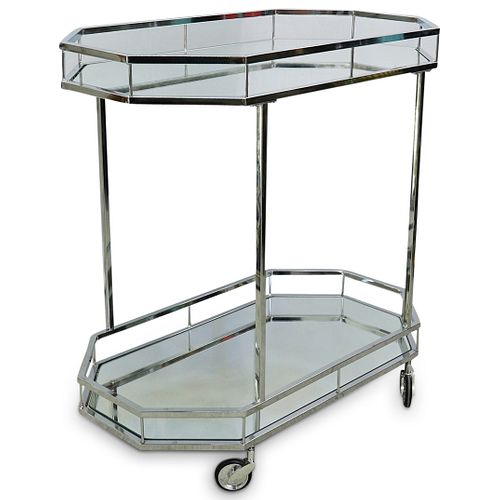 CHROME MIRRORED BAR CARTDESCRIPTION  3901e8