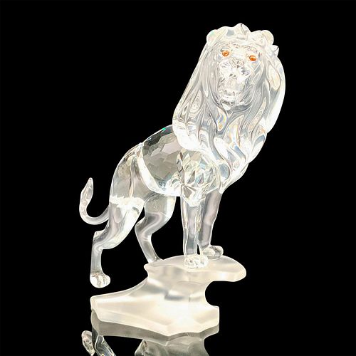 SWAROVSKI CRYSTAL FIGURINE LION 390231