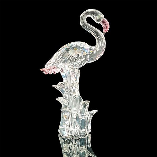 SWAROVSKI CRYSTAL FIGURINE, FLAMINGOThis