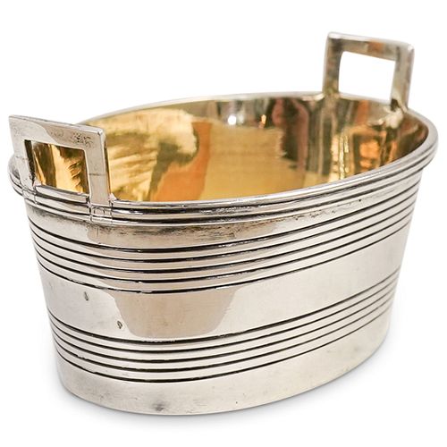 19TH CENT. STERLING SILVER BASKETDESCRIPTION: