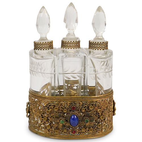 (2 PC) VICTORIAN FILIGREE PERFUME