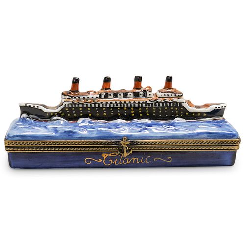 LIMOGES  TITANIC  LA GLORIETTE TRINKET