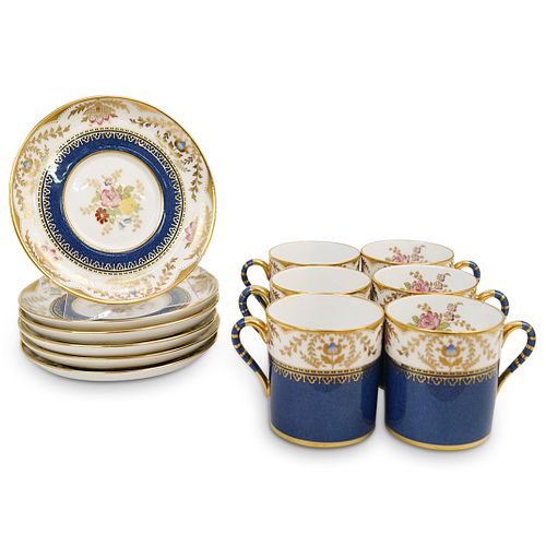 (12 PCS) SPODE REGENT BLUE DEMITASSE