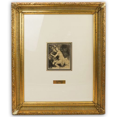 REMBRANDT DIANE BATHING GRAVURE 39048b