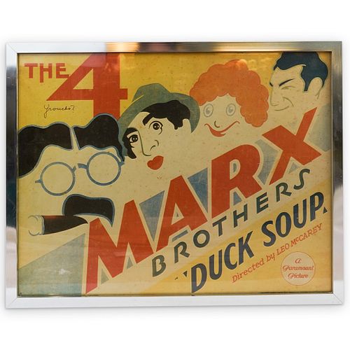 VINTAGE MOVIE POSTER THE FOUR MARX 390492