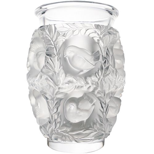 LALIQUE CRYSTAL BAGATELLE VASEDESCRIPTION  3905f0