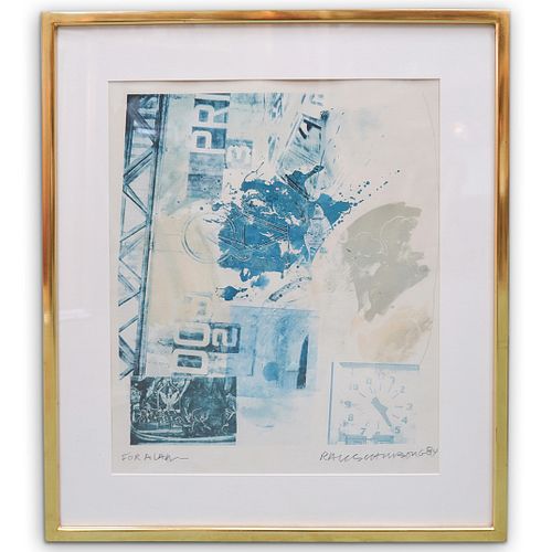 ROBERT RAUSCHENBERG B 1925 SIGNED 390628