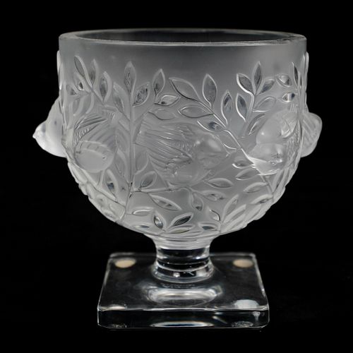 LALIQUE CRYSTAL ELIZABETH VASEDESCRIPTION  390649