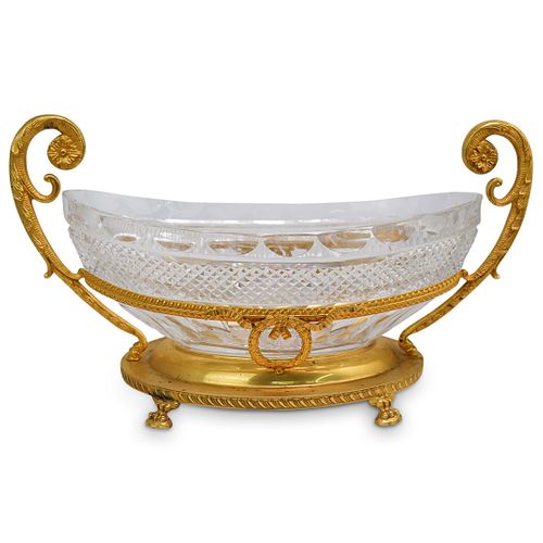 POSSIBLY BACCARAT CRYSTAL AND ORMOLU 39064a