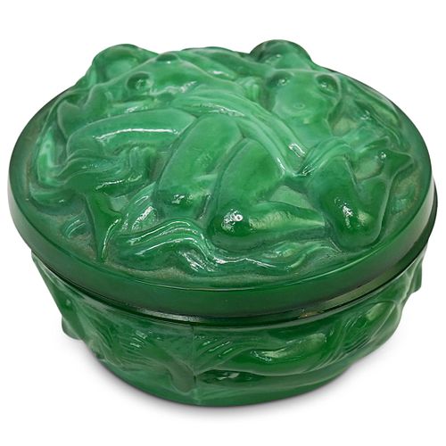 EROTIC MALACHITE GLASS BOXDESCRIPTION  3906aa